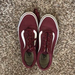 Maroon Ward Women’s Vans